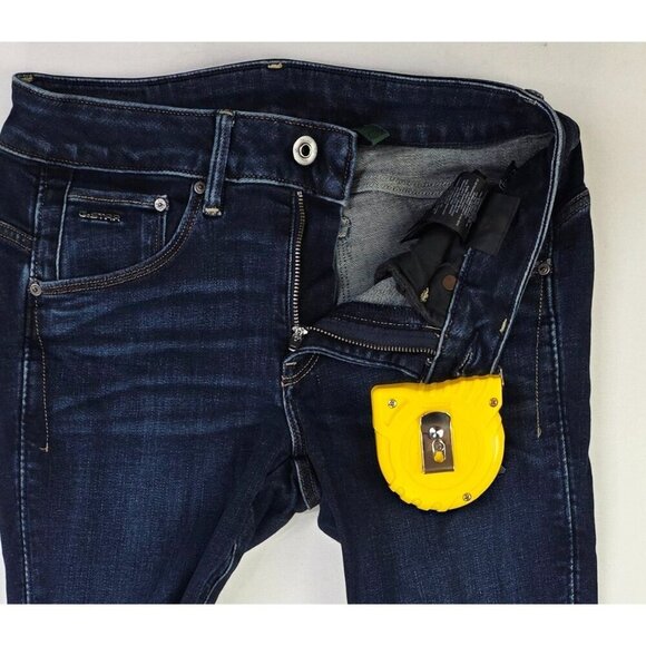 G Star Raw Size 27X26 Womens ARC 3D Skinny Blue Denim 5 Pocket Logo Tag Jeans - Picture 12 of 14